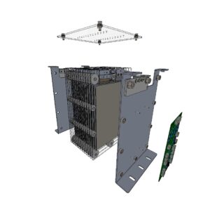 Battery module exploded view