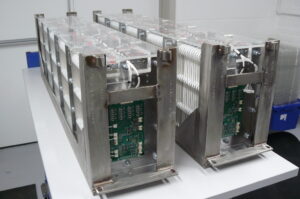 Modules in test cradel